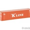 Walthers SceneMaster 8803 40' Hi Cube Ribbed Side Container - Assembled -- K-Line