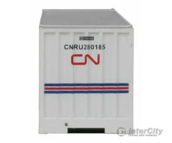 Walthers SceneMaster 8841 48' Ribbed Side Container - Assembled -- Canadian National (Laser Scheme; White, Blue, Red) -Walthers Sales walthers scenemaster 8841 48 ribbed side container assembled canadian national laser scheme white blue red freight loads containers 169