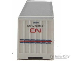 Walthers SceneMaster 8841 48' Ribbed Side Container - Assembled -- Canadian National (Laser Scheme; White, Blue, Red) -Walthers Sales walthers scenemaster 8841 48 ribbed side container assembled canadian national laser scheme white blue red freight loads containers 346