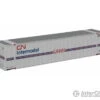 Walthers SceneMaster 8841 48' Ribbed Side Container - Assembled -- Canadian National (Laser Scheme; White, Blue, Red) -Walthers Sales walthers scenemaster 8841 48 ribbed side container assembled canadian national laser scheme white blue red freight loads containers 359