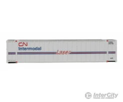 Walthers SceneMaster 8841 48' Ribbed Side Container - Assembled -- Canadian National (Laser Scheme; White, Blue, Red) -Walthers Sales walthers scenemaster 8841 48 ribbed side container assembled canadian national laser scheme white blue red freight loads containers 836