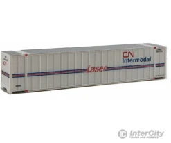Walthers SceneMaster 8841 48' Ribbed Side Container - Assembled -- Canadian National (Laser Scheme; White, Blue, Red) -Walthers Sales walthers scenemaster 8841 48 ribbed side container assembled canadian national laser scheme white blue red freight loads containers 862