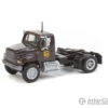 Walthers Scenemaster HO 11193 International(R) 4900 Single-Axle Semi Tractor Only - Assembled -- United Parcel Service (Modern Shield Logo; Brown, Yellow)