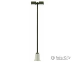 Walthers Scenemaster HO 4320 Double-Square Modern Parking Lot Light -- 3-3/4 X 13/16" 9.5 X 2cm