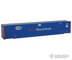 Walthers Scenemaster HO 8507 53' Singamas Corrugated Side Container - Ready To Run -- Pacer Stacktrain (blue, White, Red)