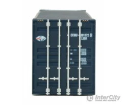 Walthers Scenemaster HO 8553 45' CIMC Container - Assembled -- CMA/CGM (blue, White, Red, Globe Logo) -Walthers Sales walthers scenemaster ho 8553 45 cimc container assembled cma cgm blue white red globe logo freight loads containers 180