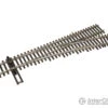 Walthers Shinohara Track HO 10014 Code 100 Nickel Silver DCC-Friendly #4 Turnout -- Right Hand