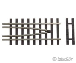 Walthers Shinohara Track HO 83005 Code 83 Nickel Silver Bridge Track End Set -- Includes 2 End Track Pieces, 2 Spacer Ties