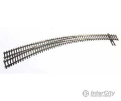 Walthers Shinohara Track HO 83061 Code 83 Nickel Silver DCC-Friendly Curved Turnout - 20 And 24" Radii -- Left Hand