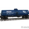 Walthers Trainline 1446 Tank Car - Ready To Run -- Montana Rail Link (blue, White) -Walthers Sales walthers trainline 1446 tank car ready to run montana rail link blue white freight cars 946
