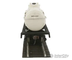Walthers Trainline 1615 40' Tank Car - Ready To Run -- Baker's Chocolate GATX #31057 (white, Black, Red) -Walthers Sales walthers trainline 1615 40 tank car ready to run bakers chocolate gatx 31057 white black red freight cars 608