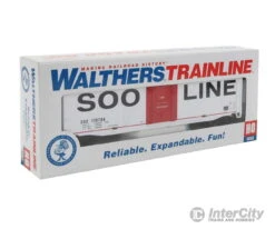 Walthers Trainline 1671 50' Plug-Door Boxcar - Ready To Run -- Soo Line -Walthers Sales walthers trainline 1671 50 plug door boxcar ready to run soo line freight cars 182