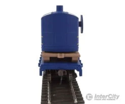 Walthers Trainline 1780 Flatcar With Logging Crane - Ready To Run -- Alaska Railroad (blue) -Walthers Sales walthers trainline 1780 flatcar with logging crane ready to run alaska railroad blue freight cars 355