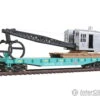 Walthers Trainline 1783 Flatcar With Logging Crane - Ready To Run -- Union Pacific(R) (green, Black) -Walthers Sales walthers trainline 1783 flatcar with logging crane ready to run union pacific r green black freight cars 883