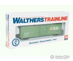 Walthers Trainline 1800 Insulated Boxcar - Ready To Run -- British Columbia Railway -Walthers Sales walthers trainline 1800 insulated boxcar ready to run british columbia railway freight cars 442