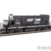 Walthers Trainline 2504 EMD GP15-1 - Standard DC -- Norfolk Southern (black, White)