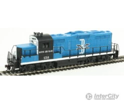 Walthers Trainline 451 EMD GP9M - Standard DC -- Boston & Maine #1754 (blue, Black, White)