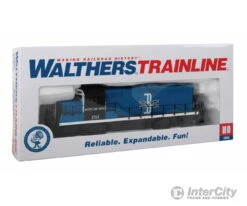 Walthers Trainline 451 EMD GP9M - Standard DC -- Boston & Maine #1754 (blue, Black, White) -Walthers Sales walthers trainline 451 emd gp9m standard dc boston maine 1754 blue black white locomotives 822