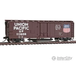 Walthers Trainline HO 1756 40' Plug-Door Track Cleaning Boxcar - Ready To Run -- Union Pacific(R) (Boxcar Red, White; Large Logo)