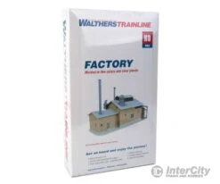 Walthers Trainline HO 917 Factory -- Kit - 12 X 5-9/16 X 6-3/8" 30.5 X 14.1 X 16.2cm -Walthers Sales walthers trainline ho 917 factory kit 12 x 5 9 16 6 3 8 30 14 1 2cm structures 405